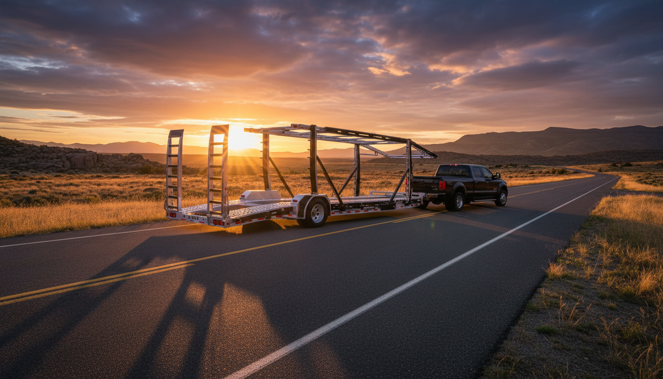 Açık Araç Taşıma Römorku