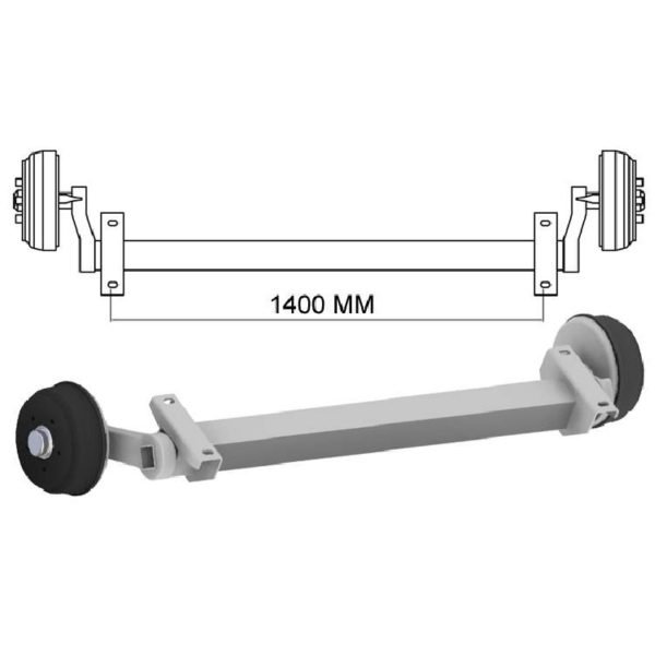 SCHLEGL DİNGİL FRENLİ 1000 KG