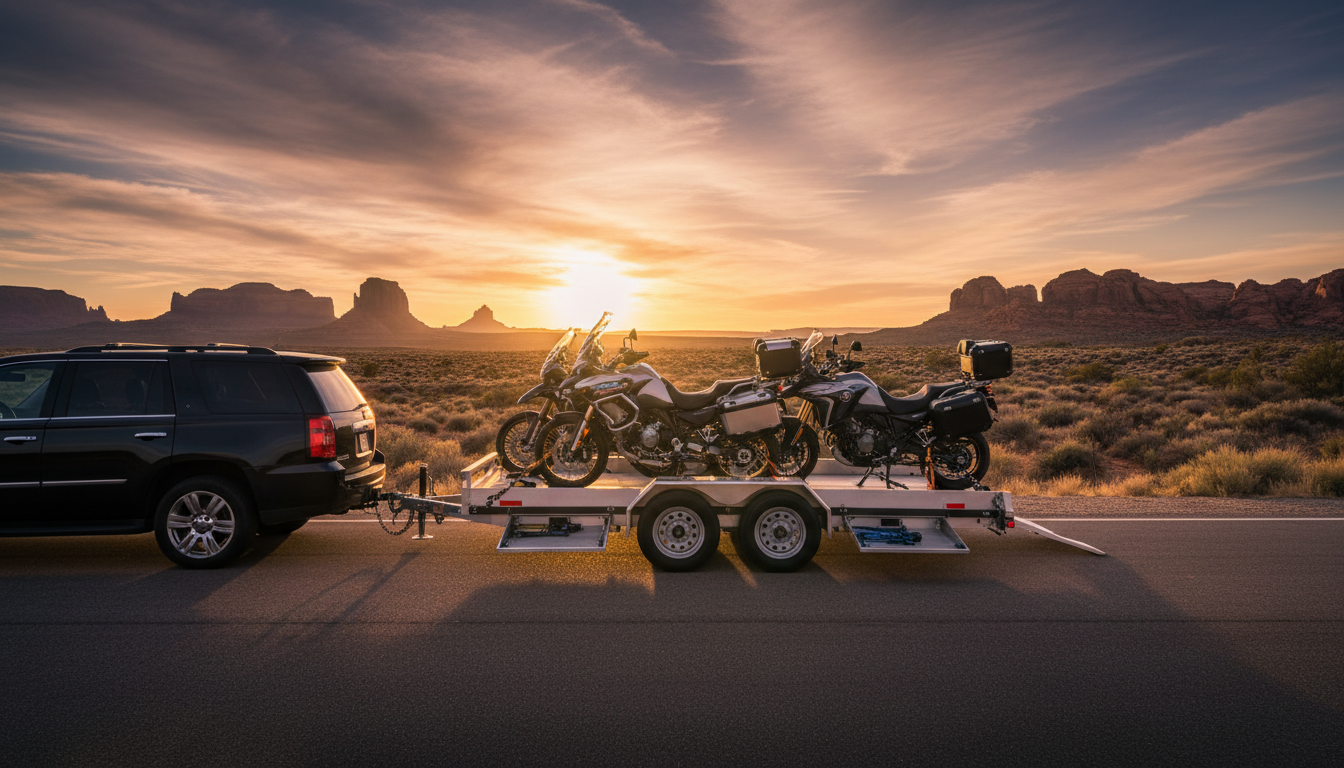 Motorsiklet Taşıma Römorku