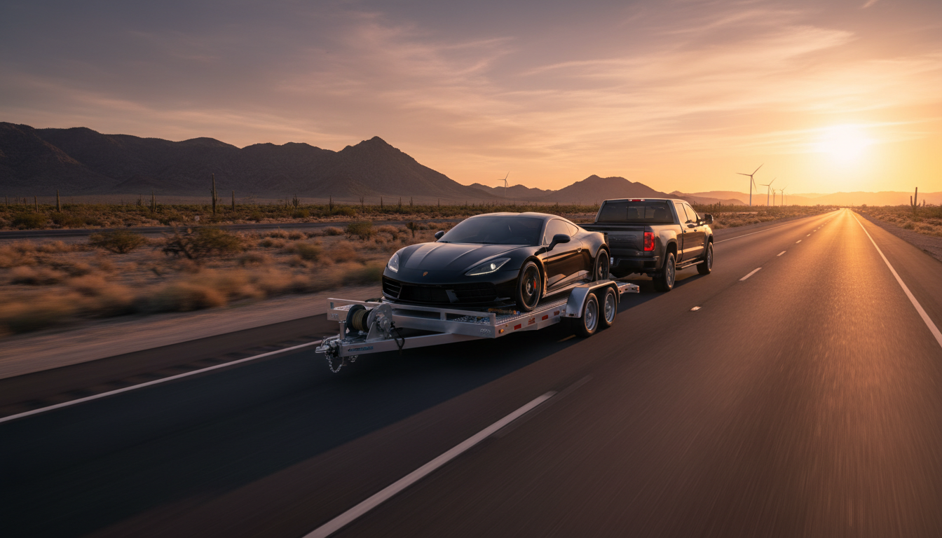 Tek Araç Taşıma Römorku